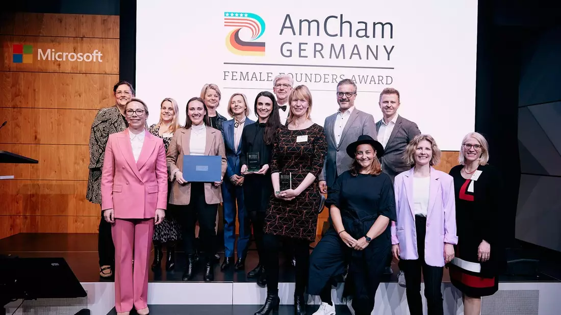 AmCham Germany | Female Founders Award 2025: Bewerbungen bis zum 2. Februar möglich - Bild: presseportal.de