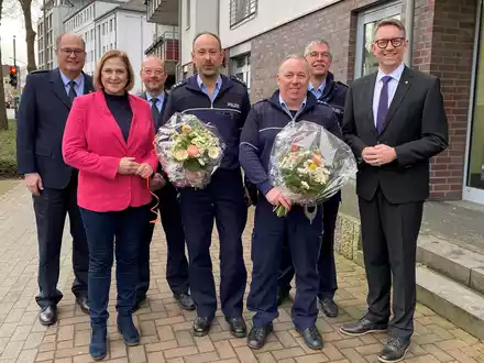 POL-WES: Dinslaken - Landrat stellt neue Bezirksbeamte für Dinslaken vor! - Foto: presseportal.de