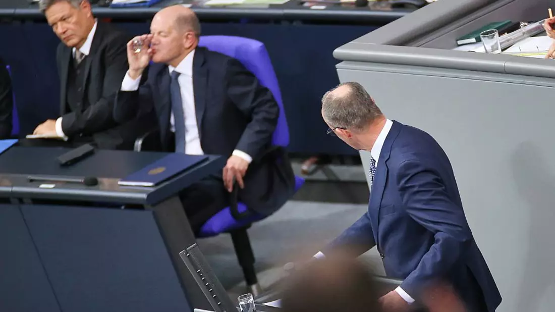 Robert Habeck, Olaf Scholz und Friedrich Merz (Archiv) - Bild: über dts Nachrichtenagentur