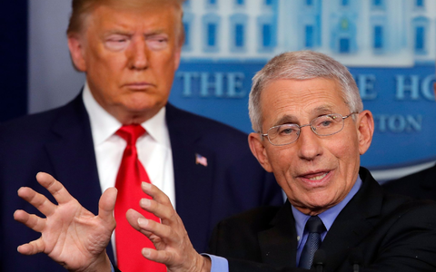 Trump: Fauci hat genug Geld verdient, um selbst für Personenschutz zu zahlen. (Archivbild) - Foto: Carolyn Kaster/AP/dpa
