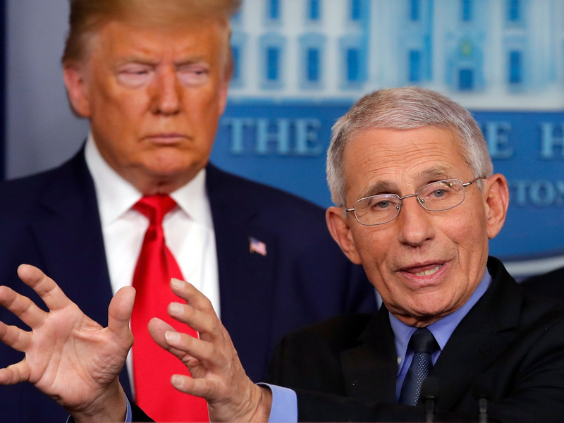 Trump: Fauci hat genug Geld verdient, um selbst für Personenschutz zu zahlen. (Archivbild) - Foto: Carolyn Kaster/AP/dpa