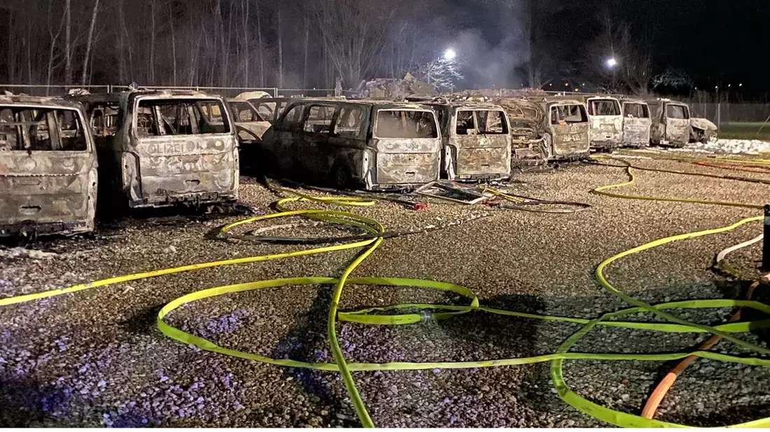 FW-M: Brand bei Polizeidienststelle (Untermenzing) - Bild: presseportal.de
