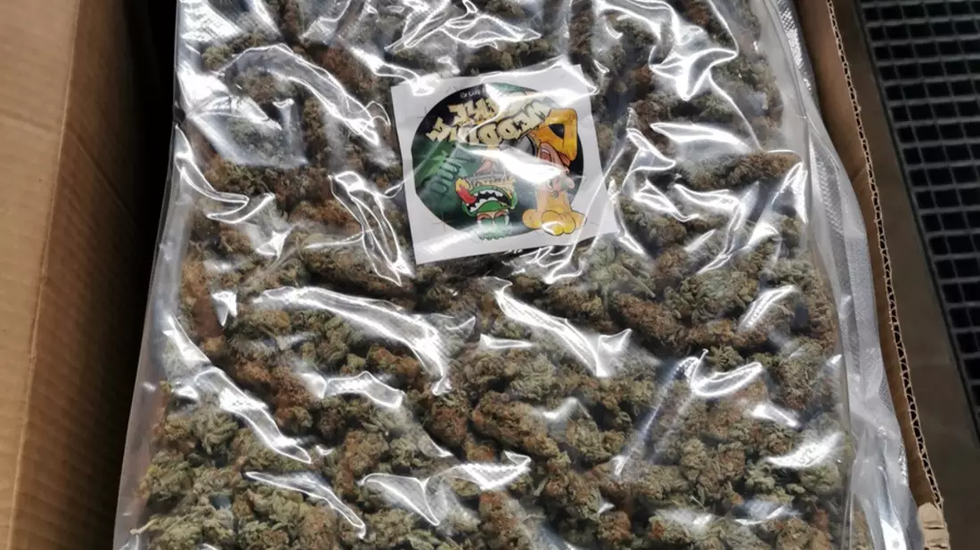 HZA-MD: 125 kg Marihuana versteckt zwischen Olivengläsern / Geruch lässt Rauschgiftschmuggel auf der A 9 auffliegen - Bild: presseportal.de