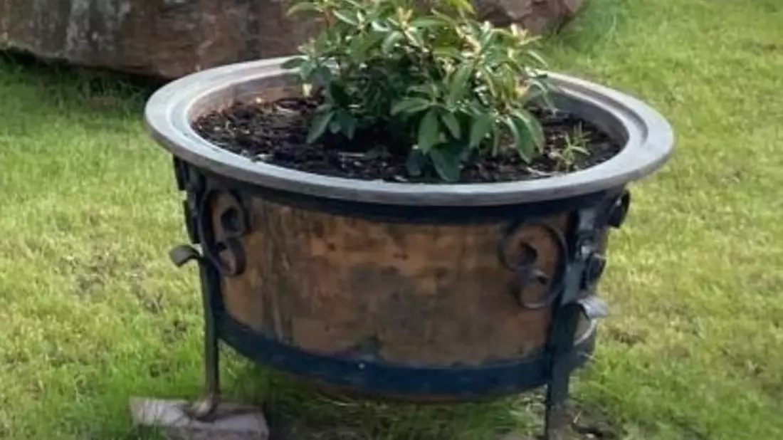 POL-PDPS: Blumenkübel aus Vorgarten entwendet - Bild: presseportal.de