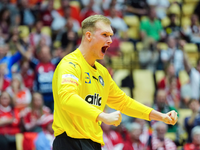 Bot eine starke Leistung gegen Tunesien: Top-Werfer Marko Grgic. - Foto: Soeren Stache/dpa