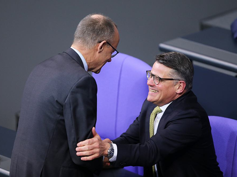 Friedrich Merz und Boris Rhein (Archiv) - Foto: über dts Nachrichtenagentur