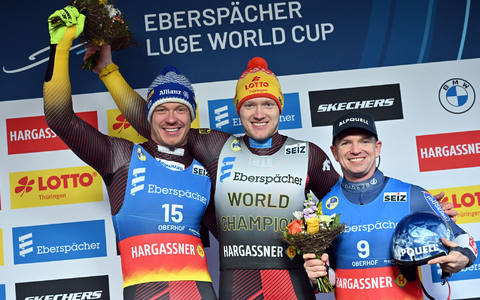 Rodel-Coup für Hannes Orlamuender und Paul Constantin Gubitz: WM-Gold in Whistler. (Archivbild) - Foto: Martin Schutt/dpa