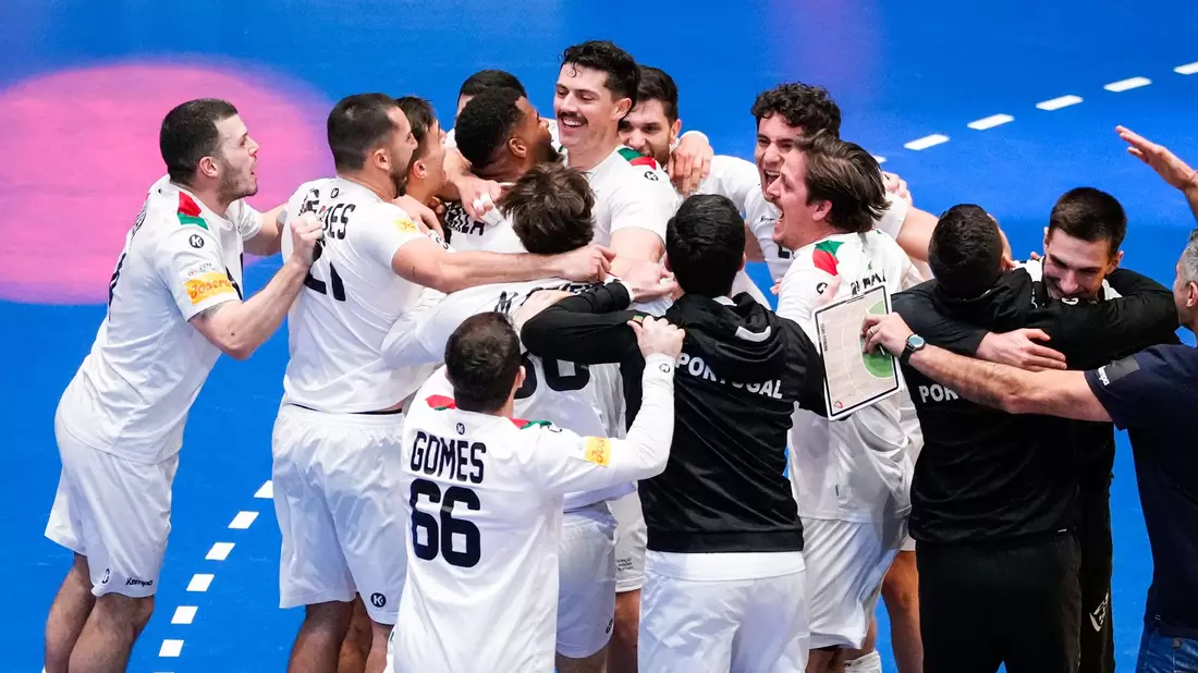Portugals Handballer stehen im WM-Viertelfinale. - Bild: Beate Oma Dahle/NTB/dpa