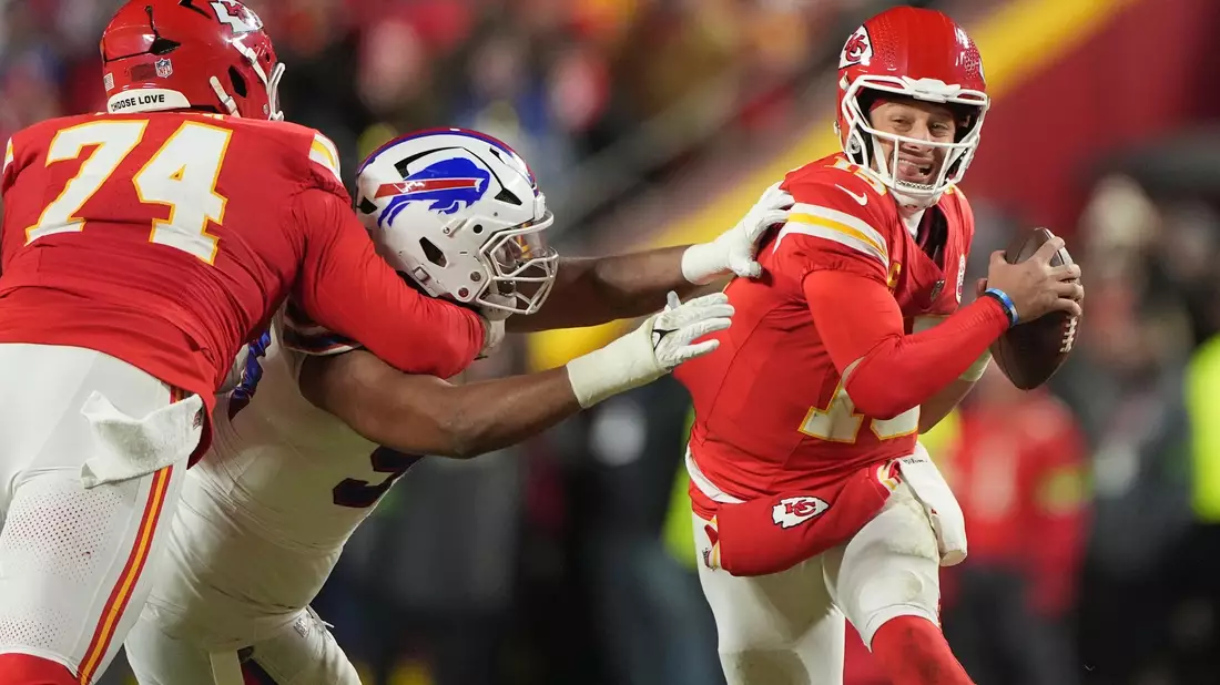 Patrick Mahomes hat die Kansas City Chiefs erneut in den Super Bowl geführt - Bild: Charlie Riedel/AP/dpa