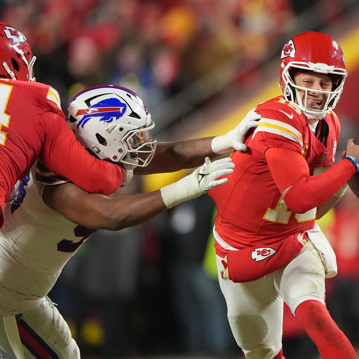 Patrick Mahomes hat die Kansas City Chiefs erneut in den Super Bowl geführt - Foto: Charlie Riedel/AP/dpa