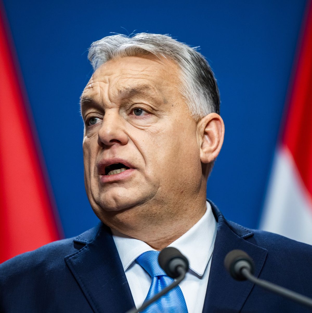 Ungarns Ministerpräsident Viktor Orban blockierte wochenlang eine EU-Entscheidung zur Verlängerung von Russland-Sanktionen. (Archivbild) - Foto: Marton Monus/dpa