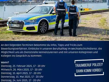 POL-PPRP: Berufsinformationsabende bei der Polizeiinspektion Ludwigshafen 2 -Termine 2025 - Foto: presseportal.de