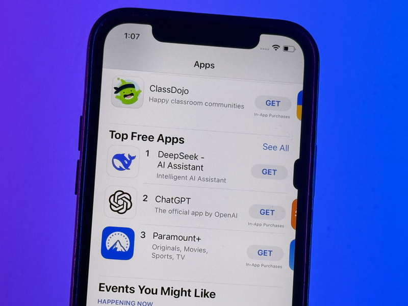 Rückt ein neuer Player aus China an die Spitze der KI-Unternehmen?  - Foto: Christoph Dernbach/dpa