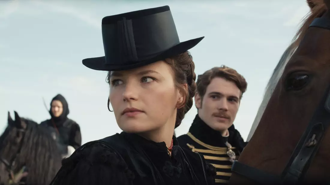 Szene aus der zweiten Staffel der Dramaserie «Die Kaiserin» mit Devrim Lingnau als Sisi und Philip Froissant als Kaiser Franz Joseph I. (Bild: Netflix) - Bild: Cr. Courtesy of Netflix © 2024/dpa