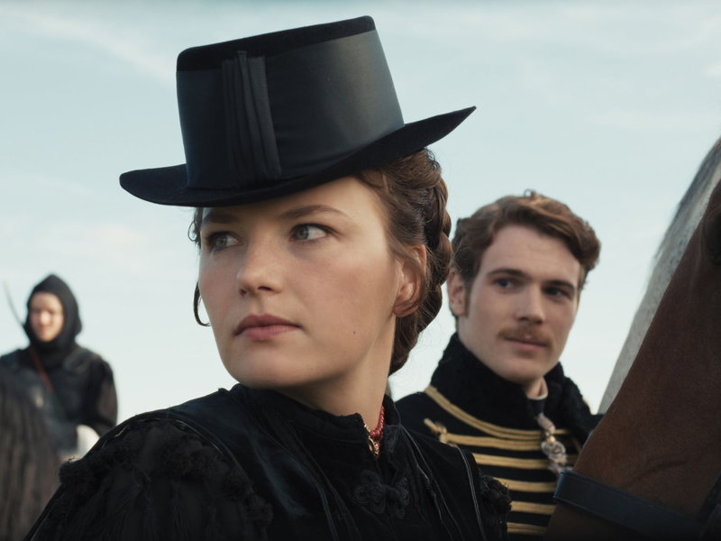 Szene aus der zweiten Staffel der Dramaserie «Die Kaiserin» mit Devrim Lingnau als Sisi und Philip Froissant als Kaiser Franz Joseph I. (Bild: Netflix) - Foto: Cr. Courtesy of Netflix © 2024/dpa