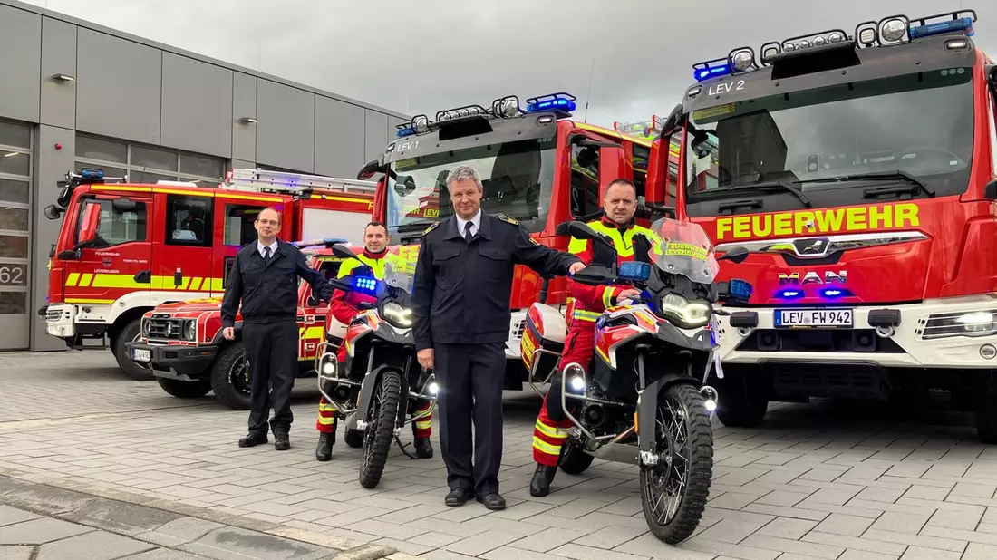 FW-LEV: Neue Einsatzfahrzeuge der Feuerwehr bieten mehr Sicherheit - Bild: presseportal.de