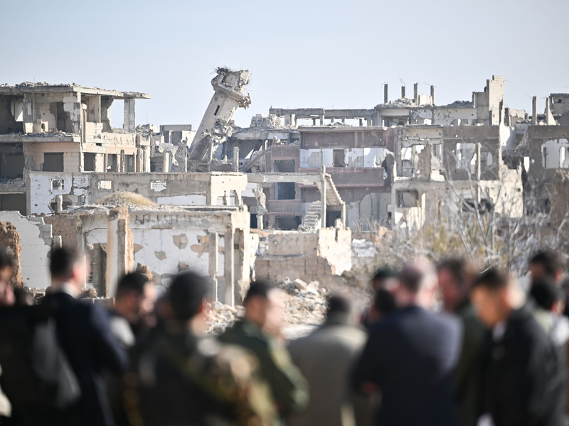 Die EU will mit der Lockerung von Sanktionen den Wiederaufbau Syriens unterstützen. (Archivbild) - Foto: Sebastian Gollnow/dpa