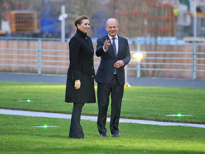 Mette Frederiksen und Olaf Scholz am 28.01.2025 - Foto: über dts Nachrichtenagentur