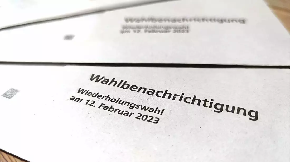 Benachrichtigung für Wiederholungswahl in Berlin am 12.02.2023 - Bild: über dts Nachrichtenagentur
