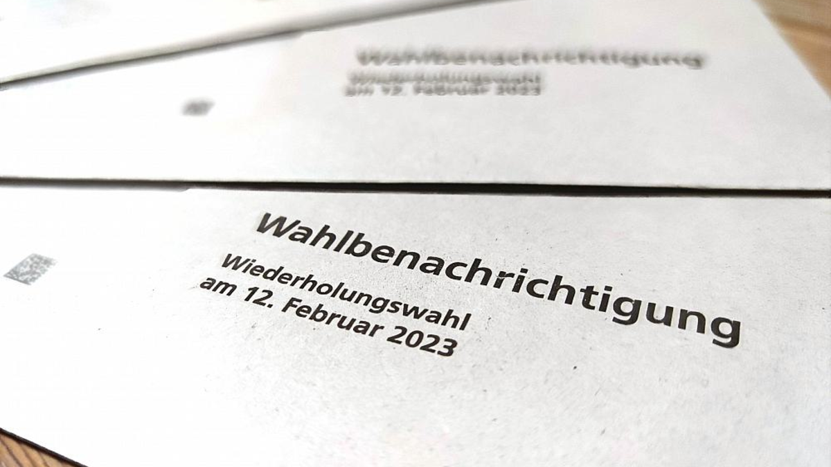 Benachrichtigung für Wiederholungswahl in Berlin am 12.02.2023 - Foto: über dts Nachrichtenagentur