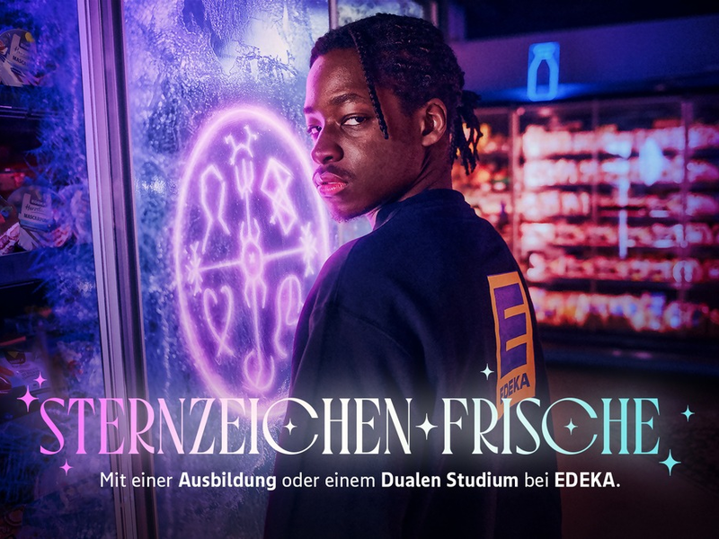 Neue Ausbildungskampagne / EDEKA zeigt GenZ, dass ihre Zukunft nicht in den Sternen steht - Foto: presseportal.de