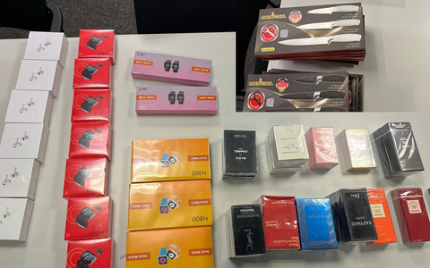 POL-MS: Auto voll mit mutmaßlich gefälschter Markenware - Fahrer per Haftbefehl gesucht und festgenommen - Foto: presseportal.de