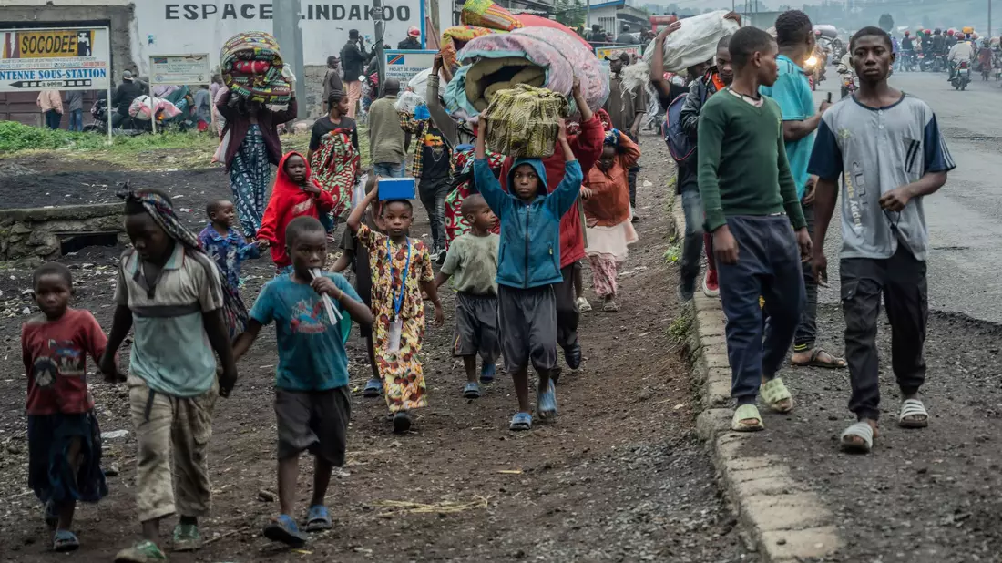 Hunderttausende Menschen sind im Kongo auf der Flucht. (Archivbild) - Bild: Moses Sawasawa/AP/dpa