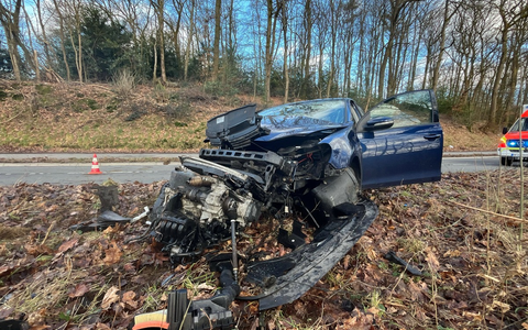 POL-GM: Nach Ausweichmanöver mit Baum kollidiert - Zeugen gesucht - Foto: presseportal.de