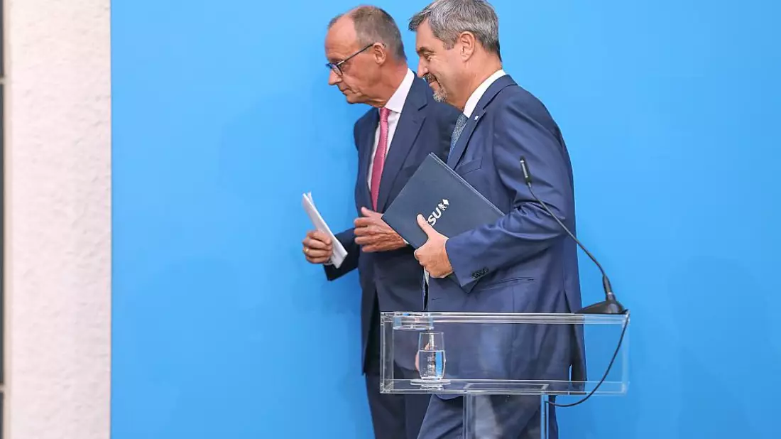 Friedrich Merz und Markus Söder (Archiv) - Bild: über dts Nachrichtenagentur