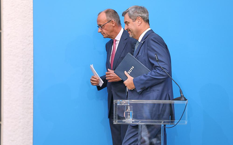 Friedrich Merz und Markus Söder (Archiv) - Foto: über dts Nachrichtenagentur