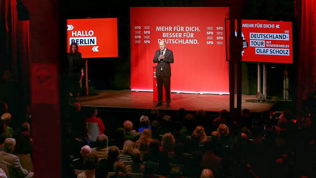 Olaf Scholz am 28.01.2025 - Bild: über dts Nachrichtenagentur
