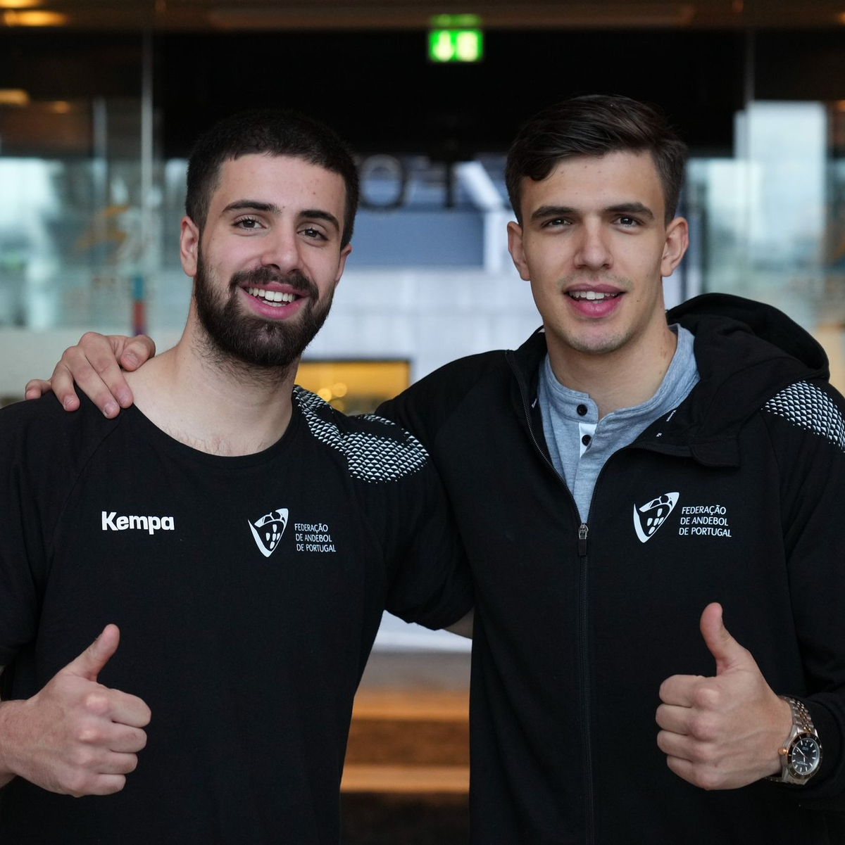 Sind die Schlüsselspieler bei Portugal: Die Brüder Martim und Francisco Costa. - Foto: Soeren Stache/dpa