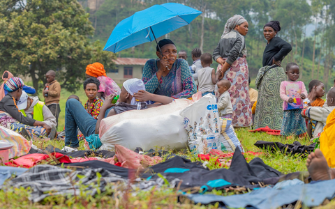 Flüchtlinge aus dem Ostkongo in Ruanda. - Foto: Yuhi Irakiza/AP/dpa