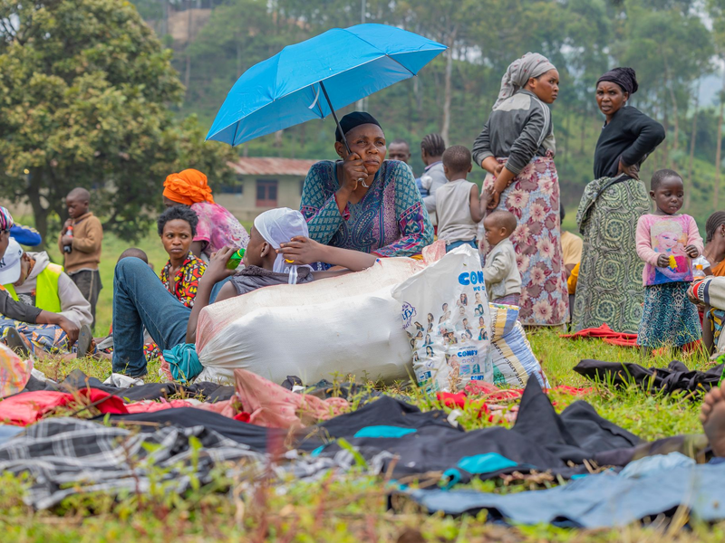 Flüchtlinge aus dem Ostkongo in Ruanda. - Foto: Yuhi Irakiza/AP/dpa