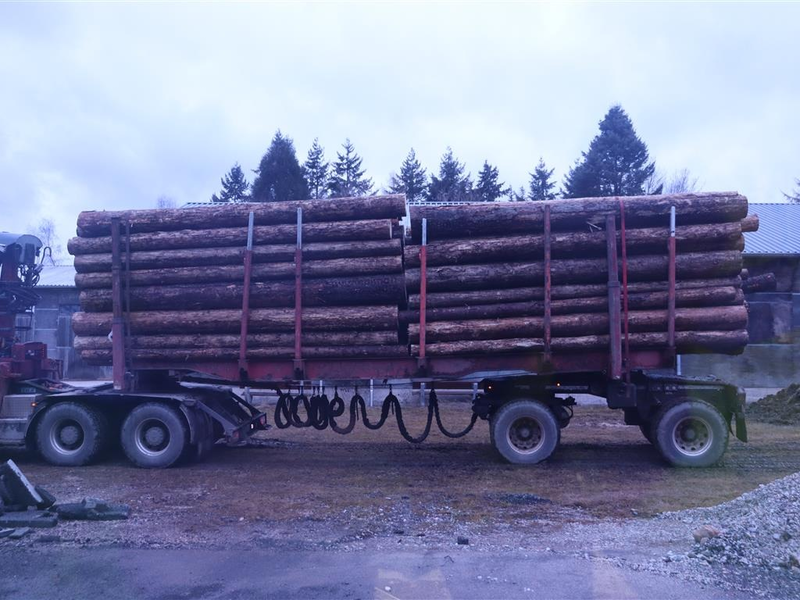 POL-PPTR: Zahlreiche Verstöße im Bereich der Lenk- und Ruhezeiten; Holztransport zu schwer und zu hoch - Foto: presseportal.de