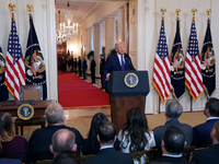 Trump beschreibt den «Laken Riley Act» als «Meilenstein». - Foto: Alex Brandon/AP/dpa