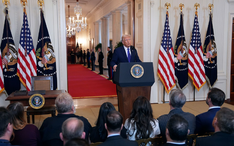 Donald Trump sorgt mit einem weiteren umstrittenen Vorstoß für Aufsehen. - Foto: Alex Brandon/AP/dpa Donald Trump sorgt mit einem weiteren umstrittenen Vorstoß für Aufsehen. - Foto: Alex Brandon/AP/dpa