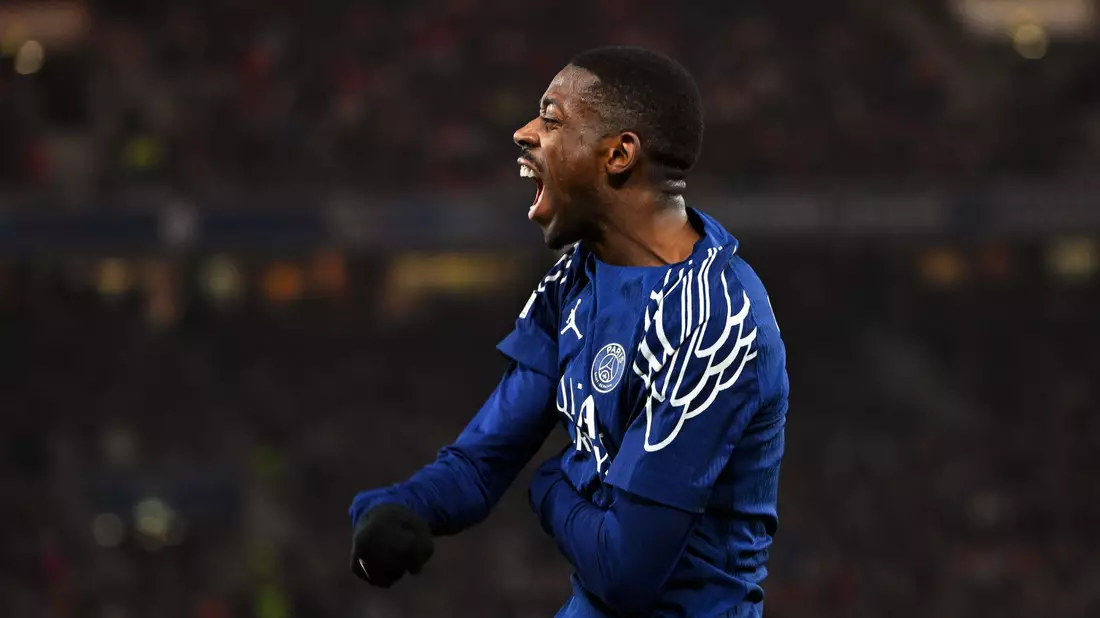 Einst auch in der Bundesliga, zauberte Dembelé gegen den deutschen Vizemeister. - Bild: Marijan Murat/dpa