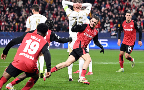 Bayer Leverkusen umgeht durch das 2:0 gegen Sparta Prag die Playoffs und steht direkt im Achtelfinale. - Foto: Federico Gambarini/dpa Bayer Leverkusen umgeht durch das 2:0 gegen Sparta Prag die Playoffs und steht direkt im Achtelfinale. - Foto: Federico Gambarini/dpa
