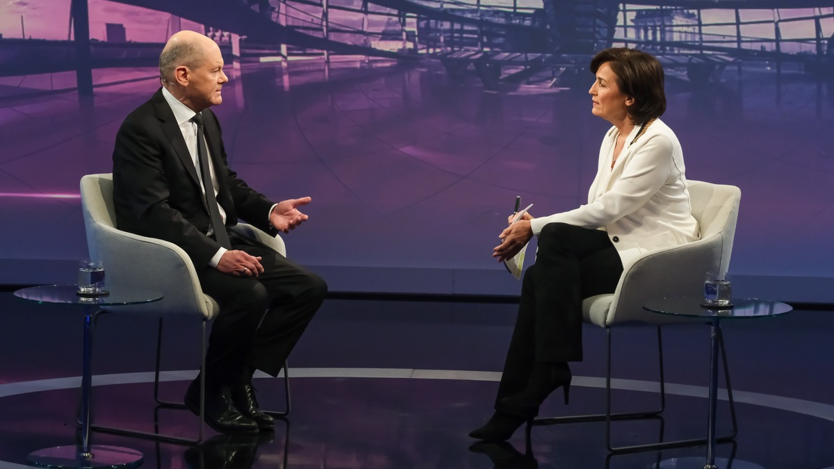 Scholz bei „maischberger“: Trotz Kritik an Merz-Mehrheit mit AfD-Stimmen – Kanzler gegen Verbotsantrag - Foto: presseportal.de