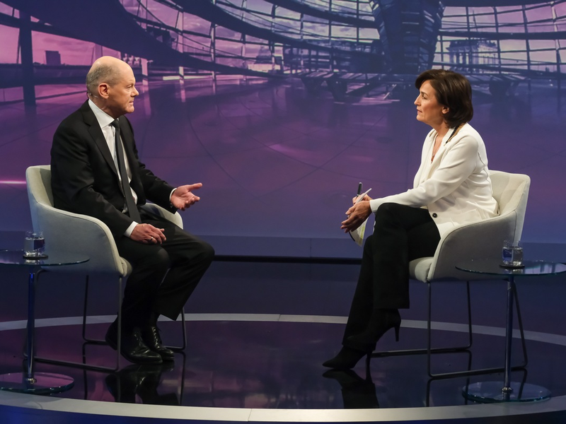 Scholz bei „maischberger“: Trotz Kritik an Merz-Mehrheit mit AfD-Stimmen – Kanzler gegen Verbotsantrag - Foto: presseportal.de