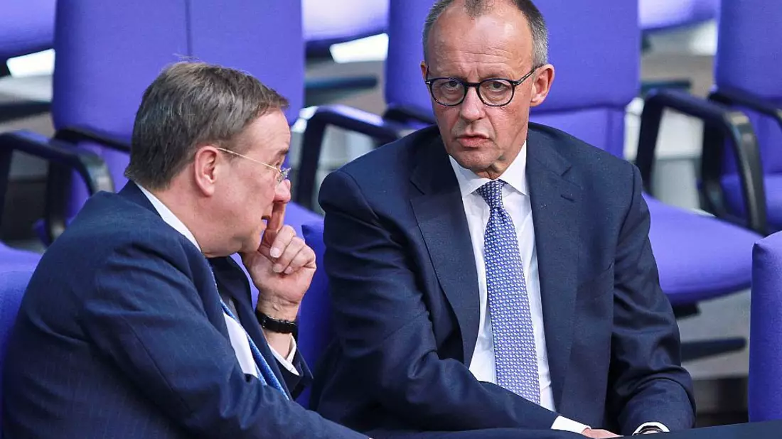 Armin Laschet und Friedrich Merz (Archiv) - Bild: über dts Nachrichtenagentur