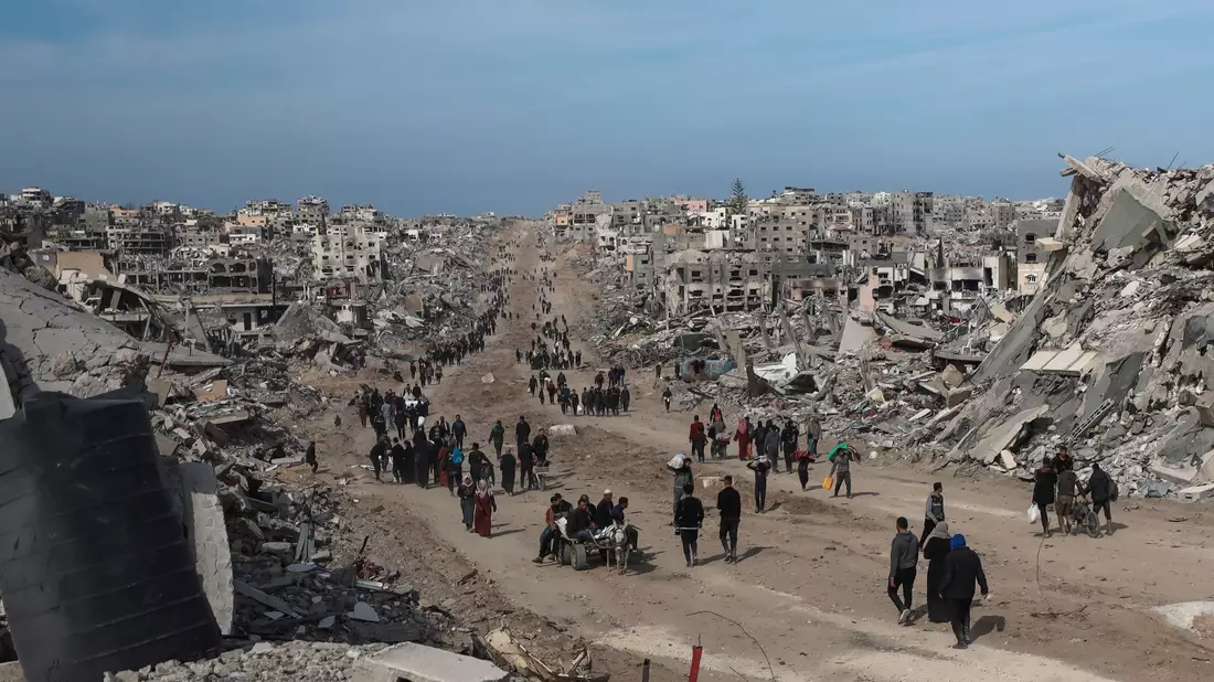 Aus dem Gazastreifen könne eine «Riviera des Nahen Ostens» werden, schwärmte Trump. (Archivbild) - Bild: Abed Hajjar/AP/dpa