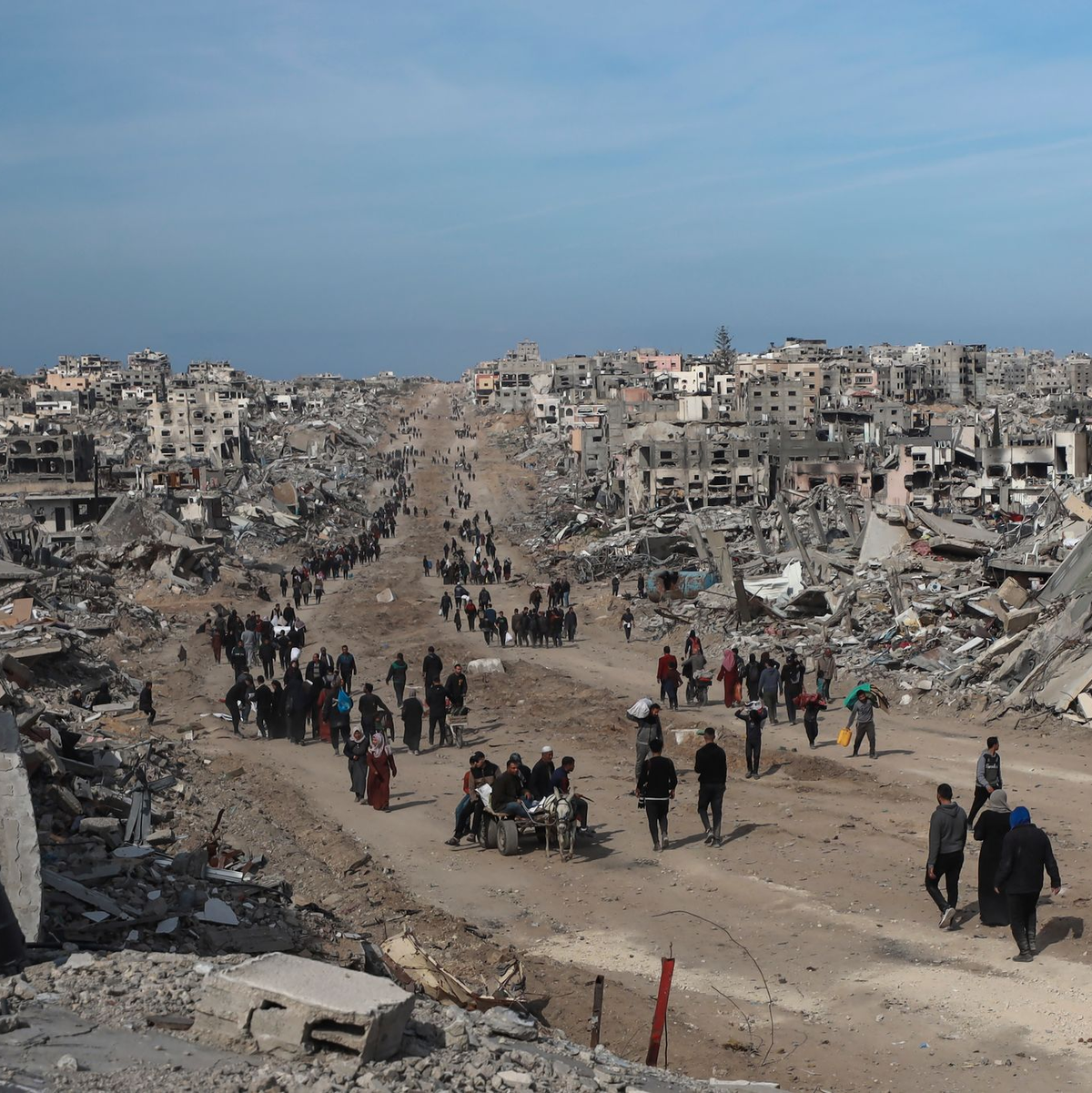 Aus dem Gazastreifen könne eine «Riviera des Nahen Ostens» werden, schwärmte Trump. (Archivbild) - Foto: Abed Hajjar/AP/dpa