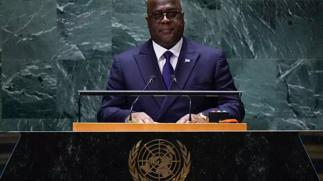 Der Präsident der Demokratischen Republik Kongo, Félix Tshisekedi. (Archivbild) - Bild: Frank Franklin II/AP