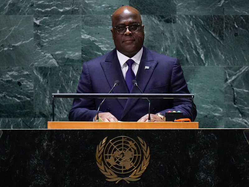 Der Präsident der Demokratischen Republik Kongo, Félix Tshisekedi. (Archivbild) - Foto: Frank Franklin II/AP