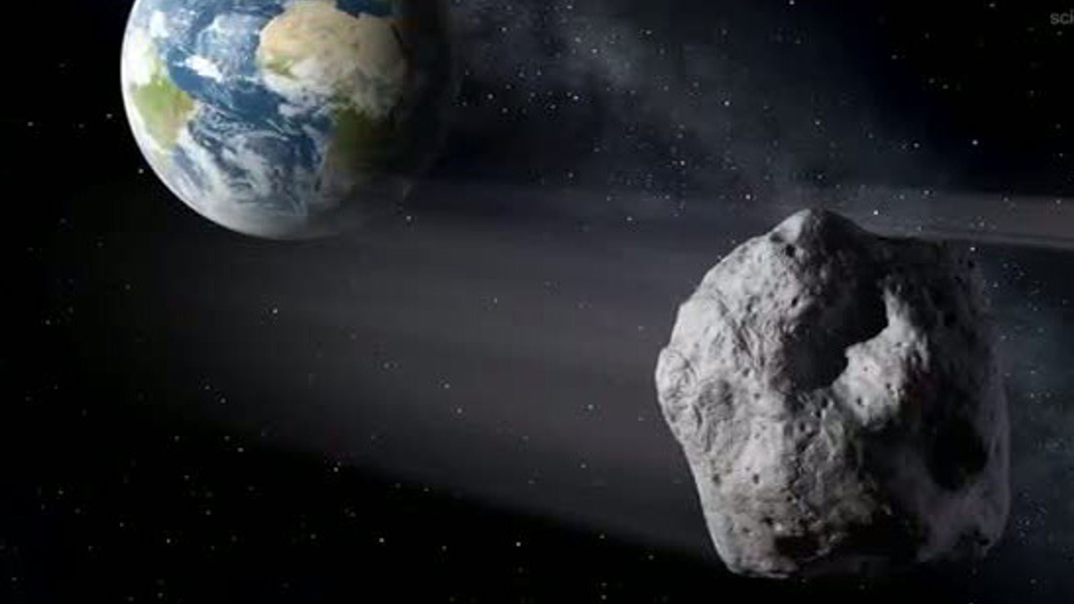 Der Asteroid 2024 YR4 könnte der Erde im Jahr 2032 gefährlich nahekommen. (Symbolbild) - Foto: -/ESA/P.Carril/dpa