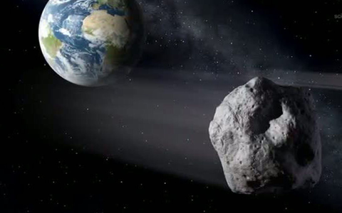Der Asteroid 2024 YR4 könnte der Erde im Jahr 2032 gefÀhrlich nahe kommen. (Symbolbild) - Foto: -/ESA/P.Carril/dpa Der Asteroid 2024 YR4 könnte der Erde im Jahr 2032 gefÀhrlich nahe kommen. (Symbolbild) - Foto: -/ESA/P.Carril/dpa