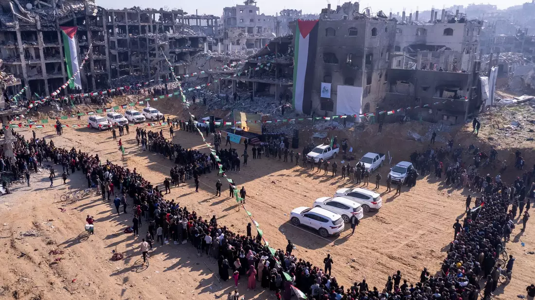 Aus dem Gazastreifen wurden drei Raketen auf Israel abgefeuert. (Archivbild) - Bild: Mohammad Abu Samra/AP/dpa