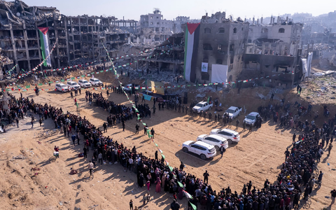 Aus dem Gazastreifen wurden drei Raketen auf Israel abgefeuert. (Archivbild) - Foto: Mohammad Abu Samra/AP/dpa Aus dem Gazastreifen wurden drei Raketen auf Israel abgefeuert. (Archivbild) - Foto: Mohammad Abu Samra/AP/dpa